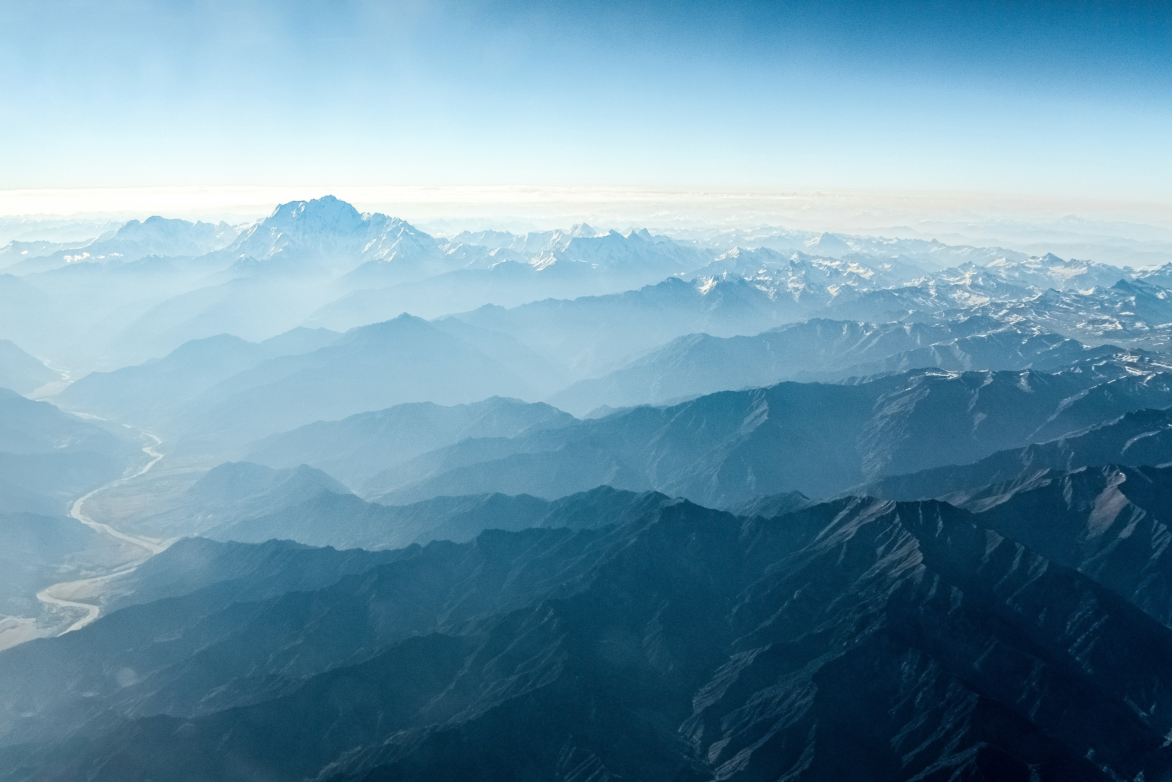 aerial view of mountains during daytime